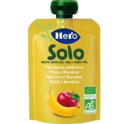 HERO SOLO FRUTTA FRULLATA 100% BIO MELA/BANANA 100 G