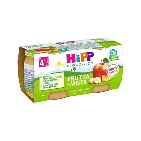 HIPP BIO OMOGENEIZZATO FRUTTA MISTA 2X80 G