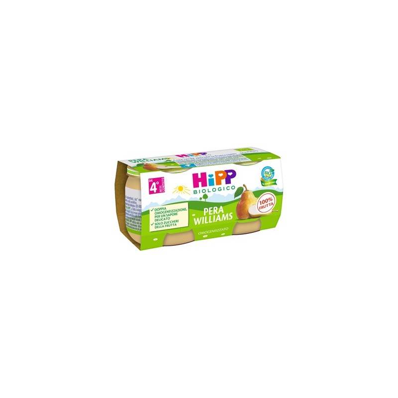 HIPP BIO OMOGENEIZZATO PERA WILLIAMS 2 X 80 G