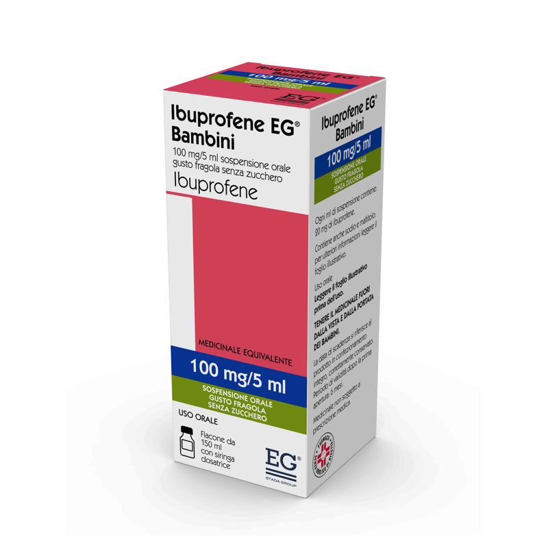 IBUPROFENE EG*BB 150ML FRAGOLA