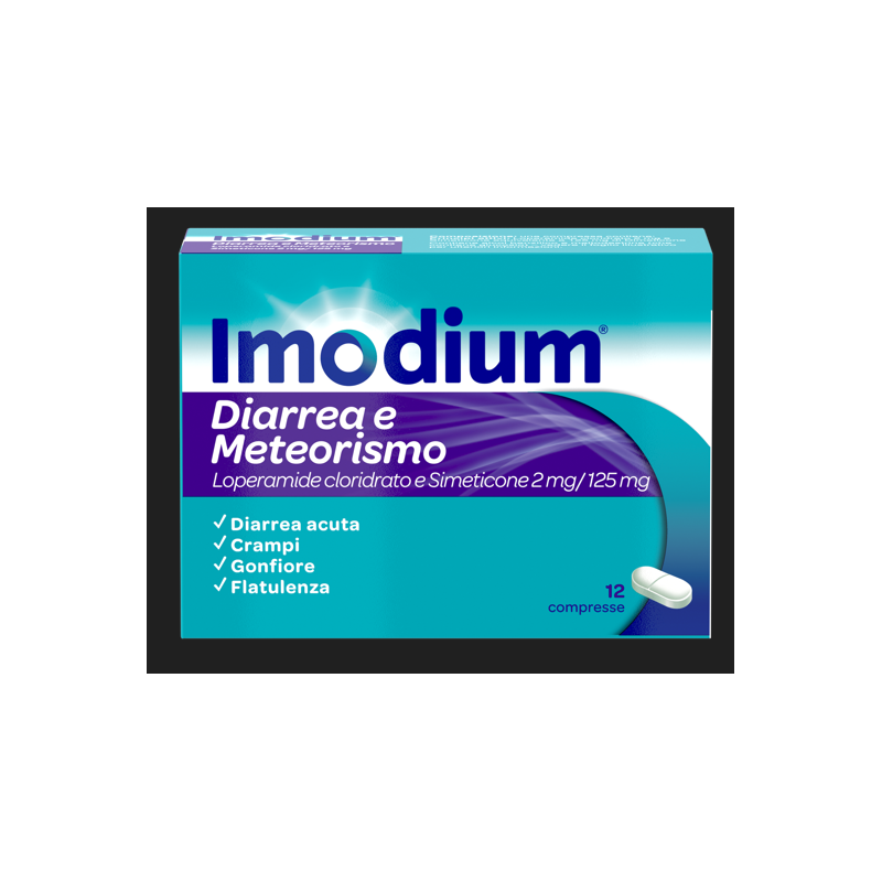 IMODIUM DIARREA E METEOR*12CPR