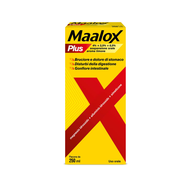 MAALOX PLUS*OS SOSP 4+3,5+0,5%