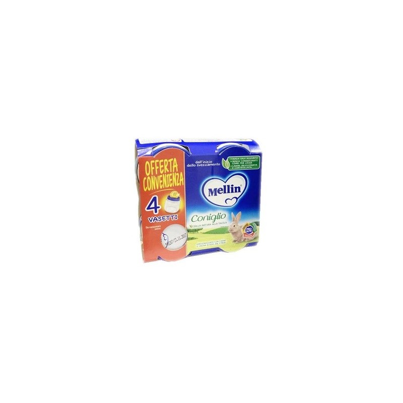 MELLIN OMOGENEIZZATO CONIGLIO 4X80 G