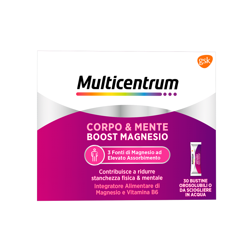 MULTICENTRUM BOOST MAGNESIO 30 BUSTINE