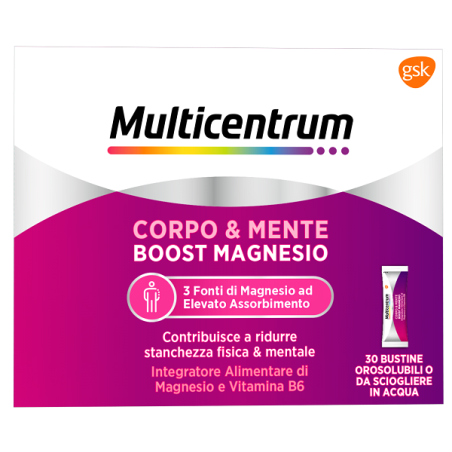 MULTICENTRUM BOOST MAGNESIO 30 BUSTINE