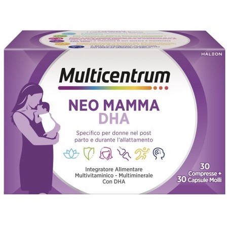 MULTICENTRUM NEO MAMMA DHA 30 COMPRESSE + 30 CAPSULE MOLLI
