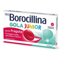 NEOBOROCILLINA GOLA JUNIOR 15 PASTIGLIE GUSTO FRAGOLA