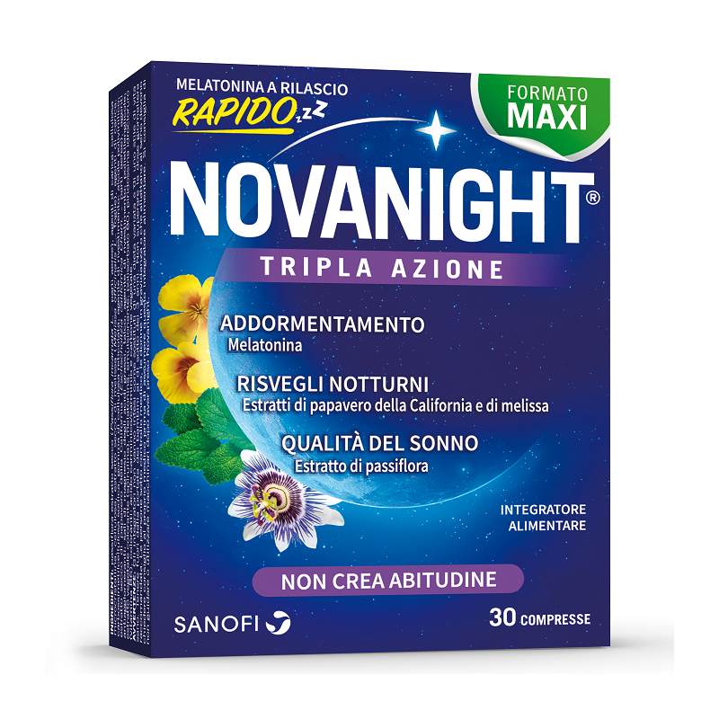 NOVANIGHT 30 COMPRESSE RILASCIO RADIDO NEW