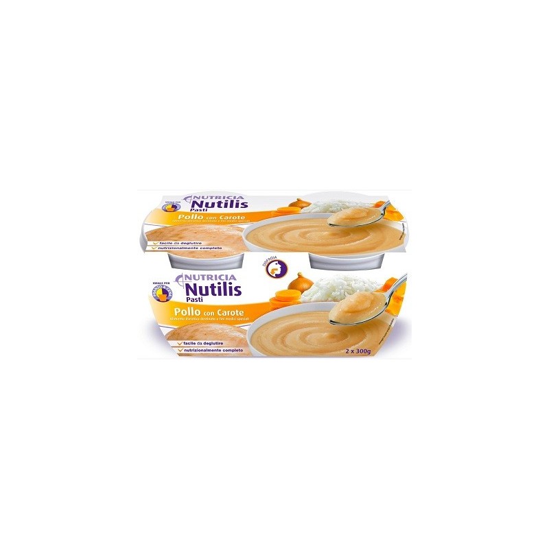 NUTILIS PASTI POLLO CON CAROTE 2 X 300 G