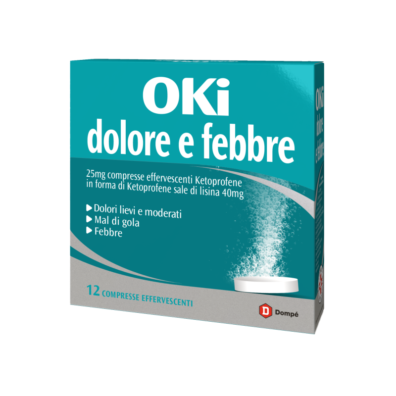 OKI DOLORE E FEBBRE*12CPR EFF