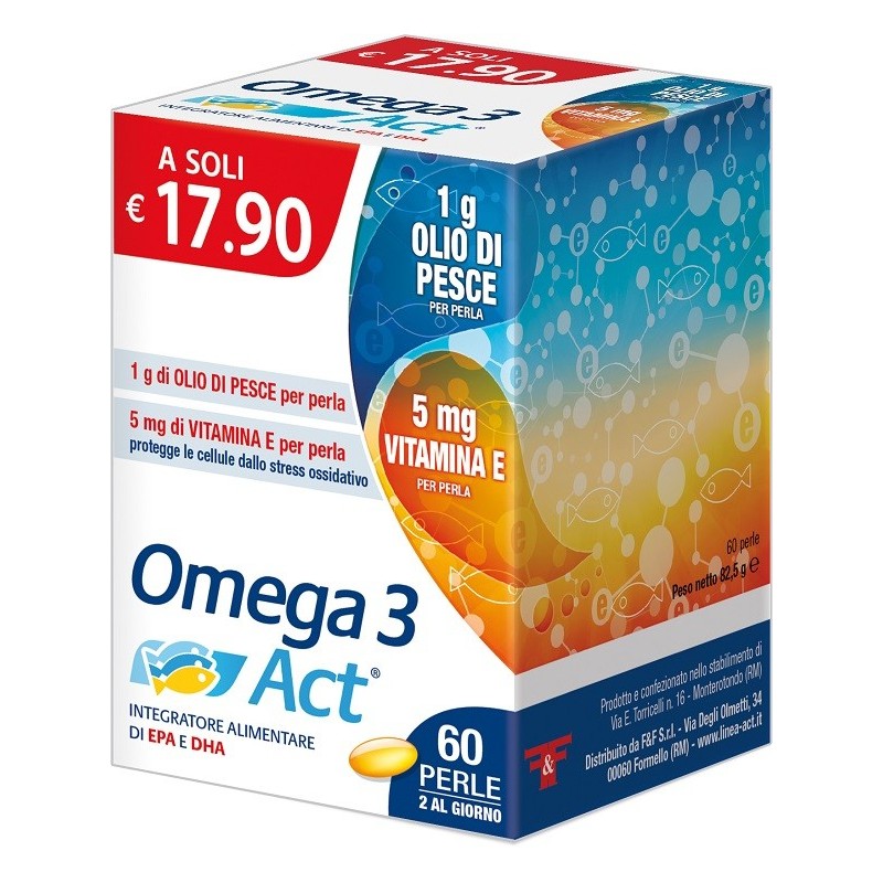 OMEGA 3 ACT 1G 60 PERLE