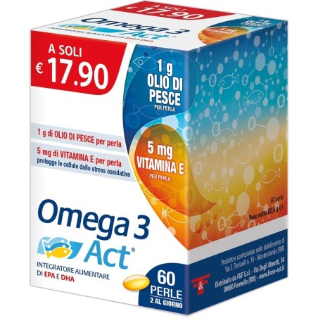 OMEGA 3 ACT 1G 60 PERLE