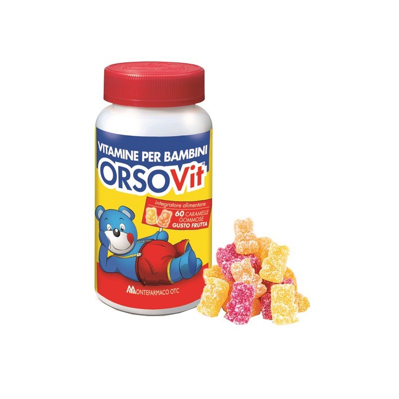 ORSOVIT CARAMELLE GOMMOSE VITAMINA BB SENZA GLUTINE 60 PEZZI