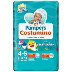 PAMPERS COSTUMINO BABY SHARK CP S 4-5 11 PEZZI