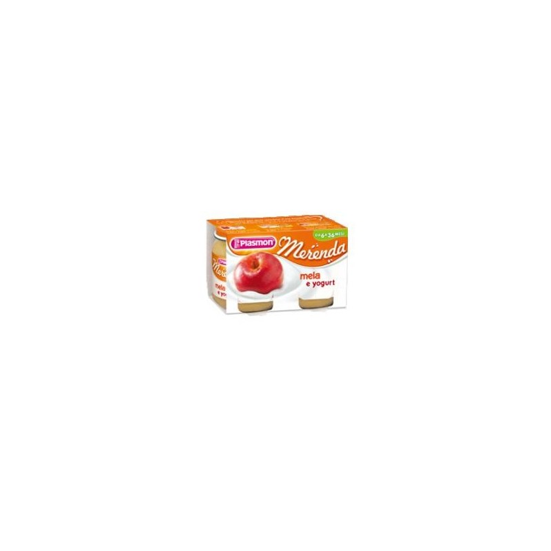 PLASMON OMOGENEIZZATO YOGURT MELA 120 G X 2 PEZZI