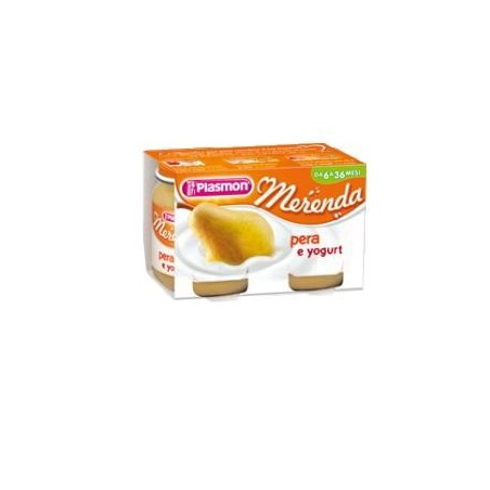 PLASMON OMOGENEIZZATO YOGURT PERA 120 G X 2 PEZZI