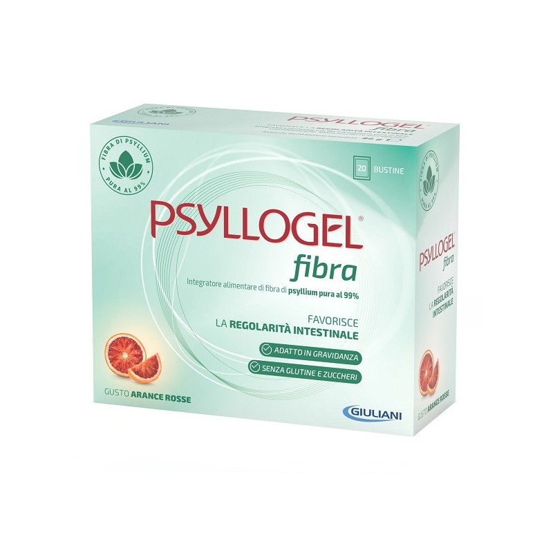 PSYLLOGEL FIBRA ARANCE ROSSE 20 BUSTINE