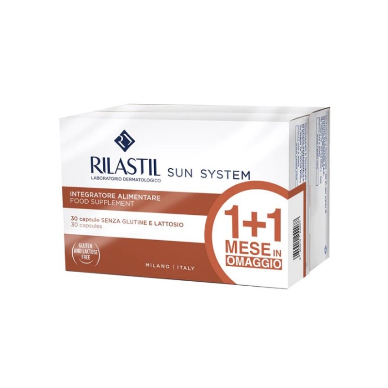 RILASTIL SUN SYSTEM CAPSULE 1+1 30 CAPSULE + 30 CAPSULE