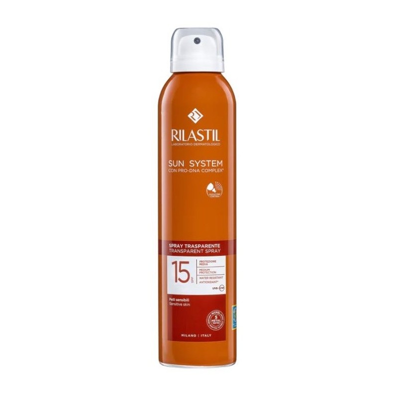 RILASTIL SUN SYSTEM TRANSPARENT SPRAY SPF15 200 ML