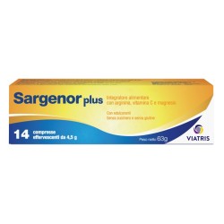 SARGENOR PLUS 14 COMPRESSE EFFERVESCENTI