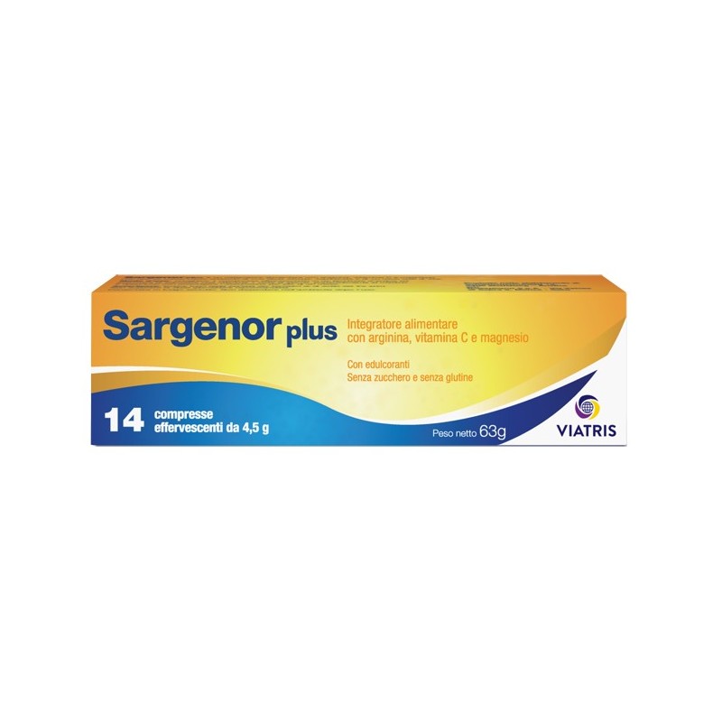SARGENOR PLUS 14 COMPRESSE EFFERVESCENTI