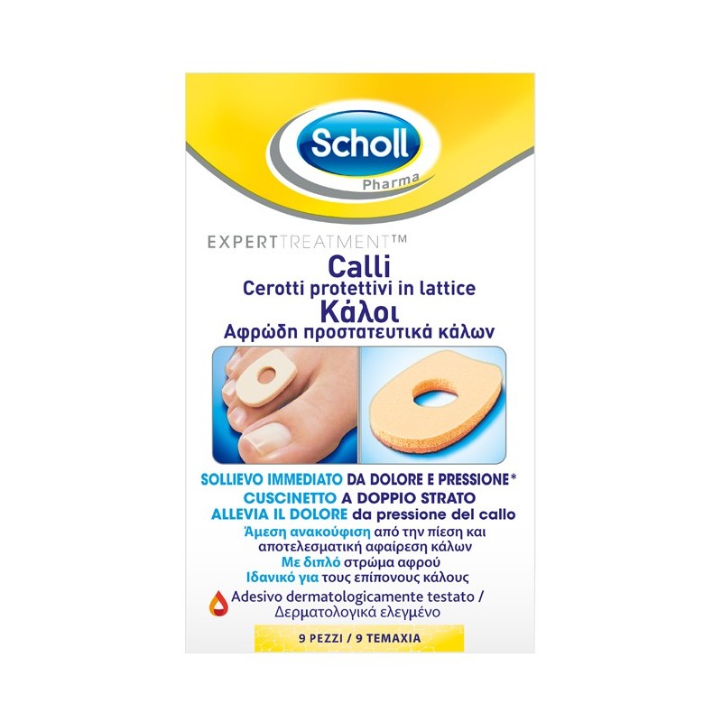 CEROTTO PROTETTIVO PER CALLI SCHOLL IN LATTICE 9 PEZZI