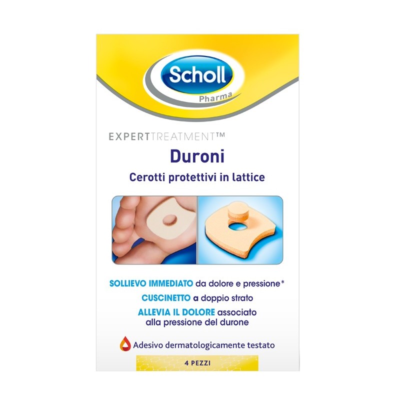 CEROTTO PROTETTIVO PER DURONI SCHOLL IN LATTICE 4 PEZZI