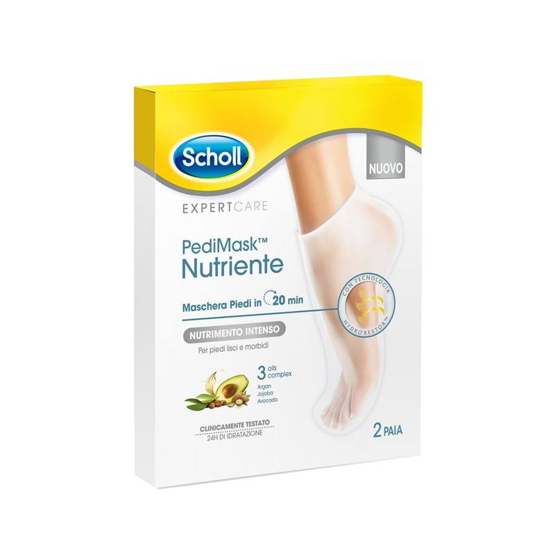 SCHOLL EXPERTCARE PEDIMASK NUTRIENTE 3 OILS COMPLEX