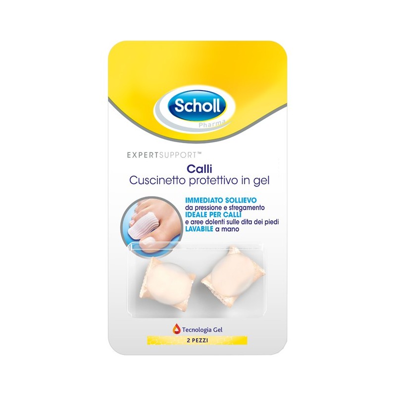 CUSCINETTI PROTETTIVI PER PIEDI CALLI SCHOLL GELACTIV 2 PEZZI