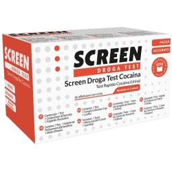 SCREEN DROGA TEST COCAINA TEST ANTIDROGA CON CONTENITORE URINA