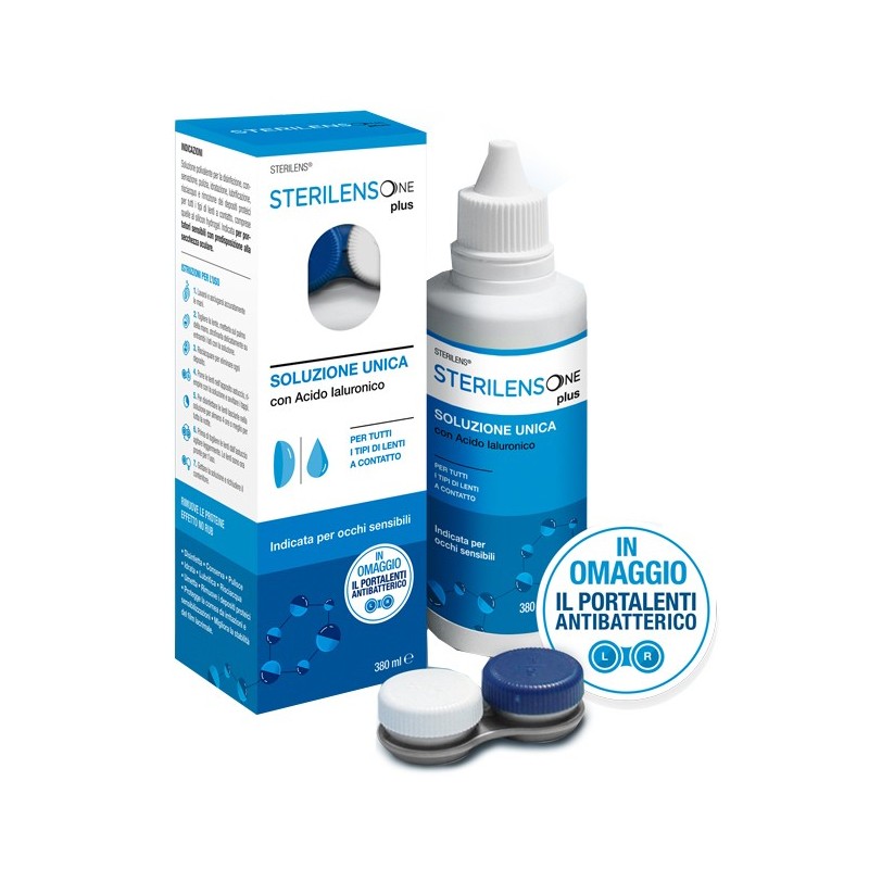 SOLUZIONE UNICA STERILENS ONE PLUS CON ACIDO IALURONICO 380 ML