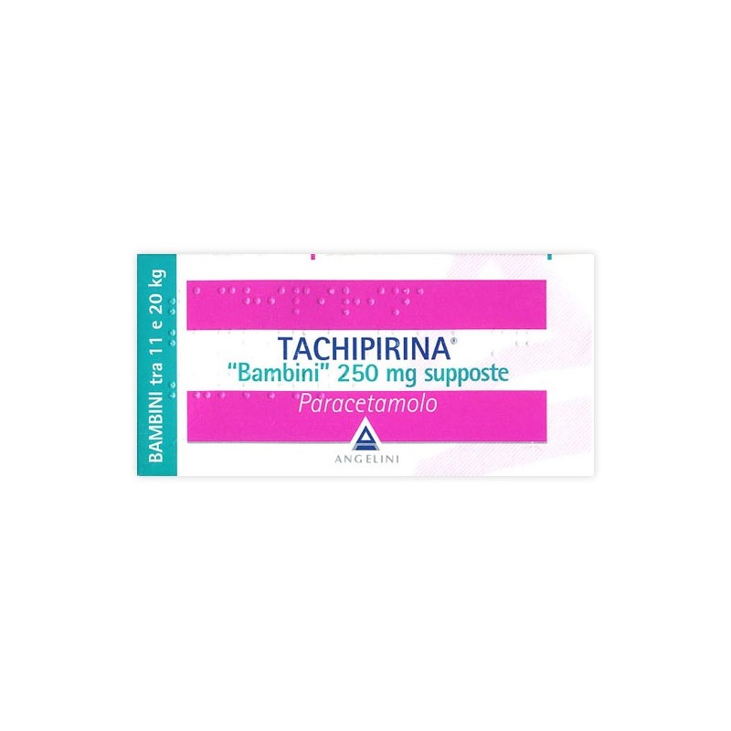 TACHIPIRINA*BB 10SUPP 250MG
