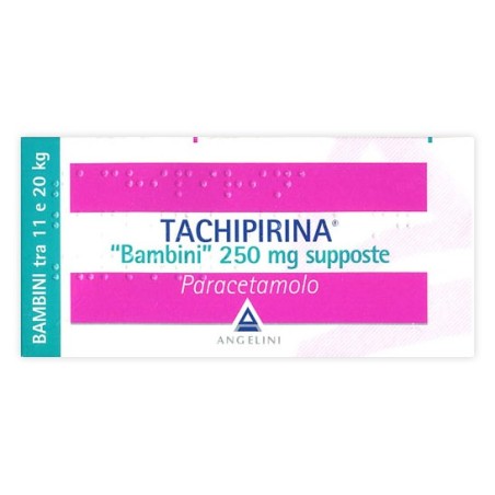 TACHIPIRINA*BB 10SUPP 250MG