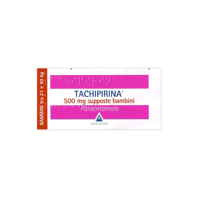 TACHIPIRINA*BB 10SUPP 500MG