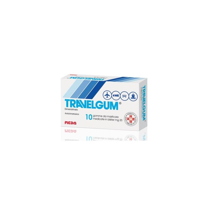 TRAVELGUM*10GOMME MAST 20MG