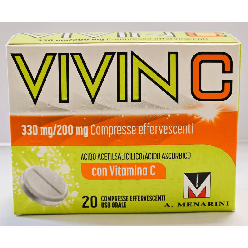 VIVIN C*20CPR EFF 330MG+200MG