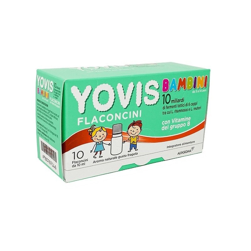 YOVIS BAMBINI FRAGOLA 10 FLACONCINI DA 10 ML