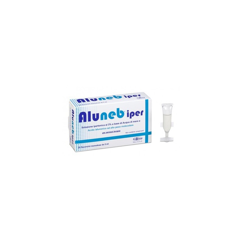 ALUNEB SOLUZIONE IPERTONICA 20 FLACONCINI MONODOSE DA 5 ML