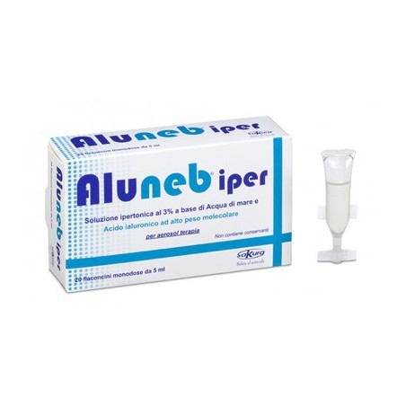 ALUNEB SOLUZIONE IPERTONICA 20 FLACONCINI MONODOSE DA 5 ML