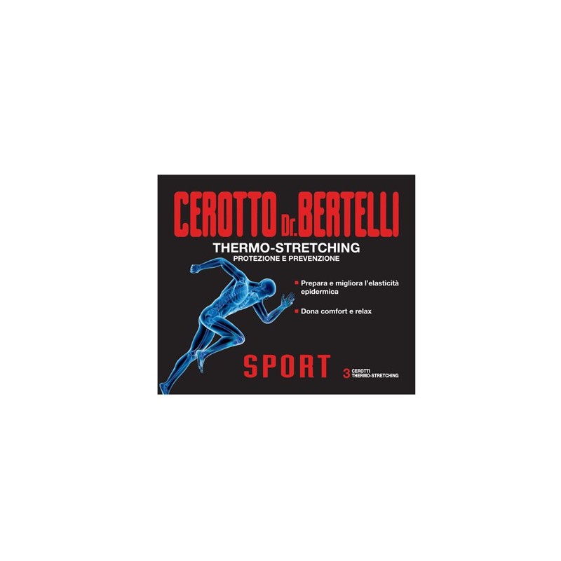 DR BERTELLI CEROTTO SPORT 3 PEZZI