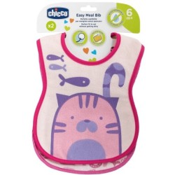 CHICCO BAVAGLINE 6M+ ROSA 2 PEZZI