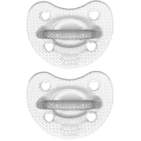CHICCO GOMMOTTO SILICONE CRYSTAL 6-16 MESI 2 PEZZI