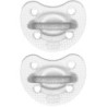 CHICCO GOMMOTTO SILICONE CRYSTAL 6-16 MESI 2 PEZZI