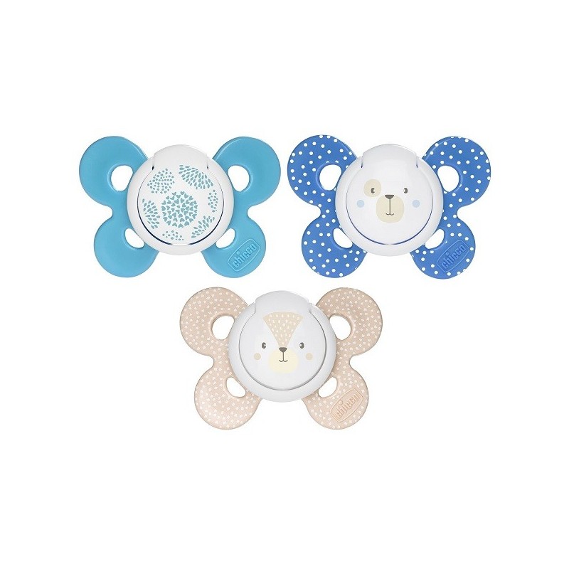 CHICCO SUCCHIETTO COMFORT BOY IN SILICONE 6-16 MESI 2 PEZZI