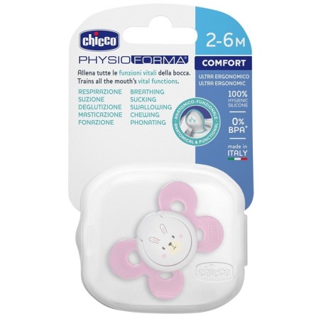 CHICCO SUCCHIETTO COMFORT GIRL IN SILICONE 2-6 MESI 1 PEZZO