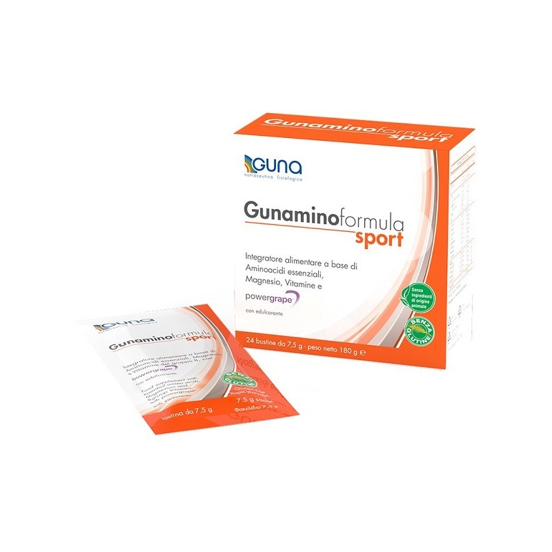 GUNAMINOFORMULA SPORT 24 BUSTE 180 G