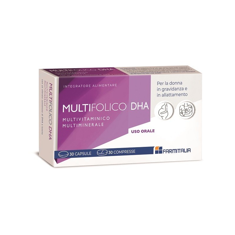 MULTIFOLICO DHA 30 CAPSULE + 30 COMPRESSE