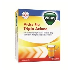 VICKS FLU TRIPLA A*OS 10BUST