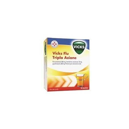 VICKS FLU TRIPLA A*OS 10BUST