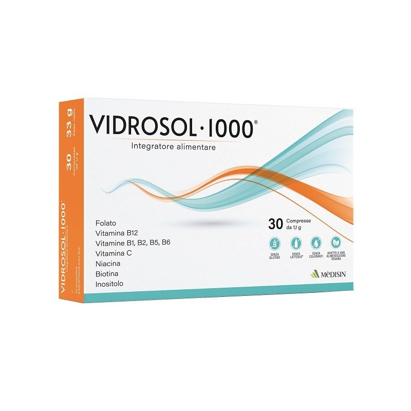VIDROSOL 1000 30 COMPRESSE